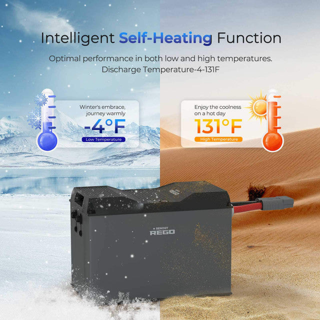 self heating battery