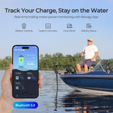 Renogy 12V 100Ah Trolling Motor Group 24 LiFePO4 Battery w/ Bluetooth