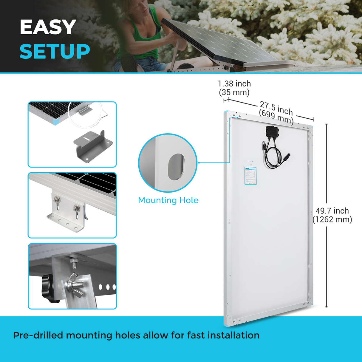 175 Watt Monocrystalline Solar Panel