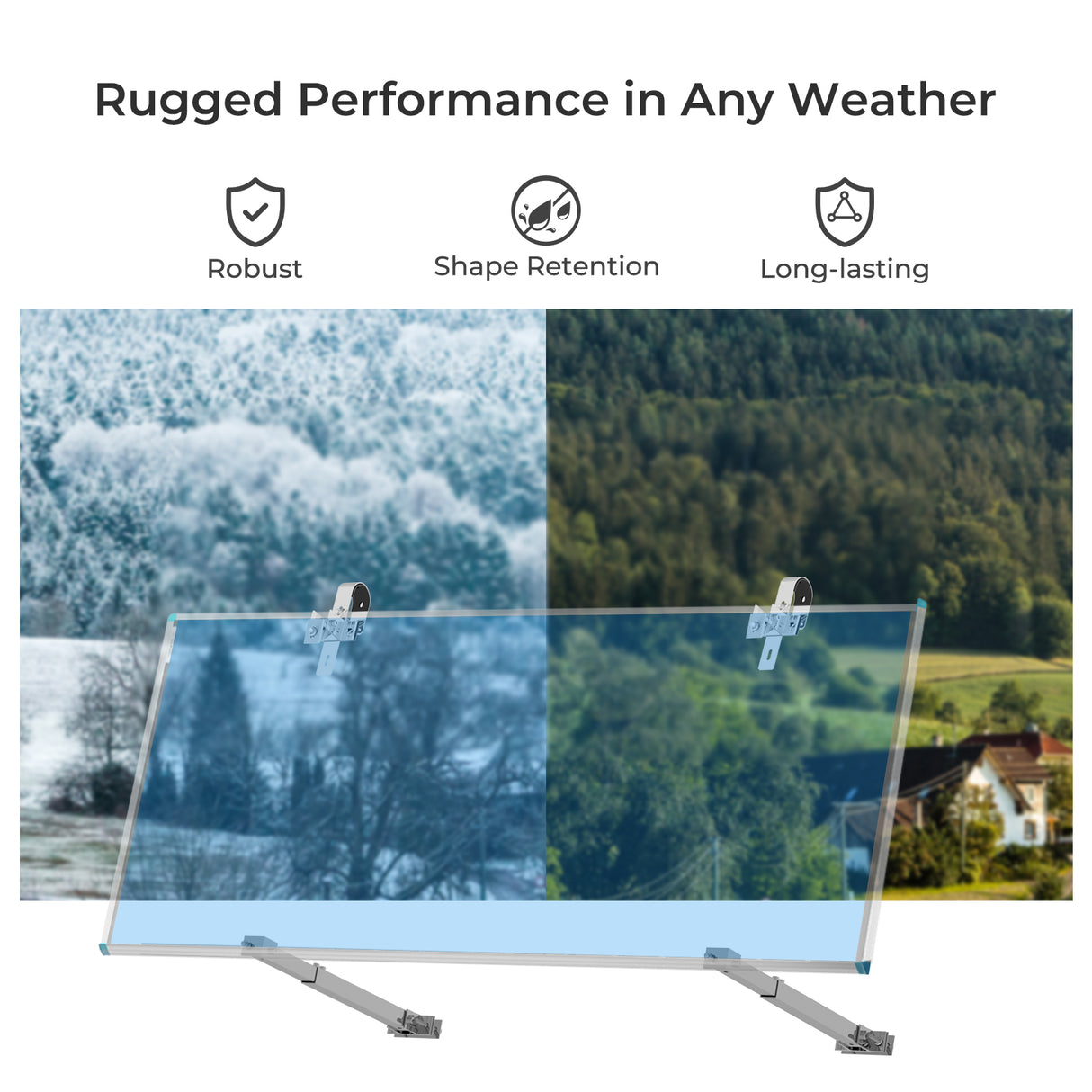 Renogy Solar Panel Tilt Balcony Rack