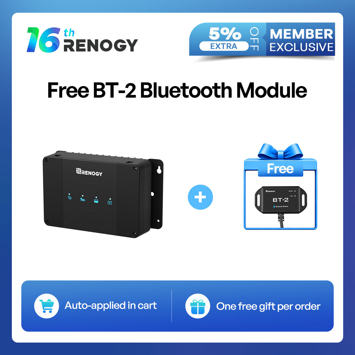 12V 30/50A DC-DC On-Board Battery Charger with MPPT