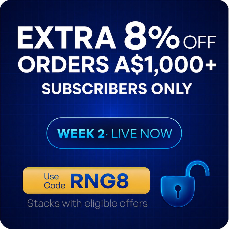 8% Off A$1,000+