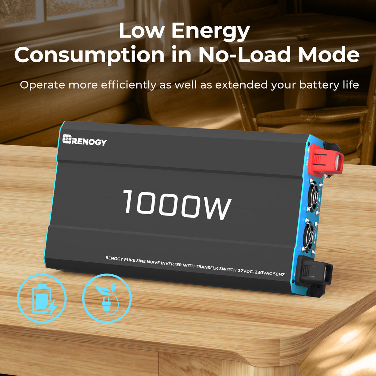 Easy-to-Use Remote Control 1000W Pure Sine Wave Inverter