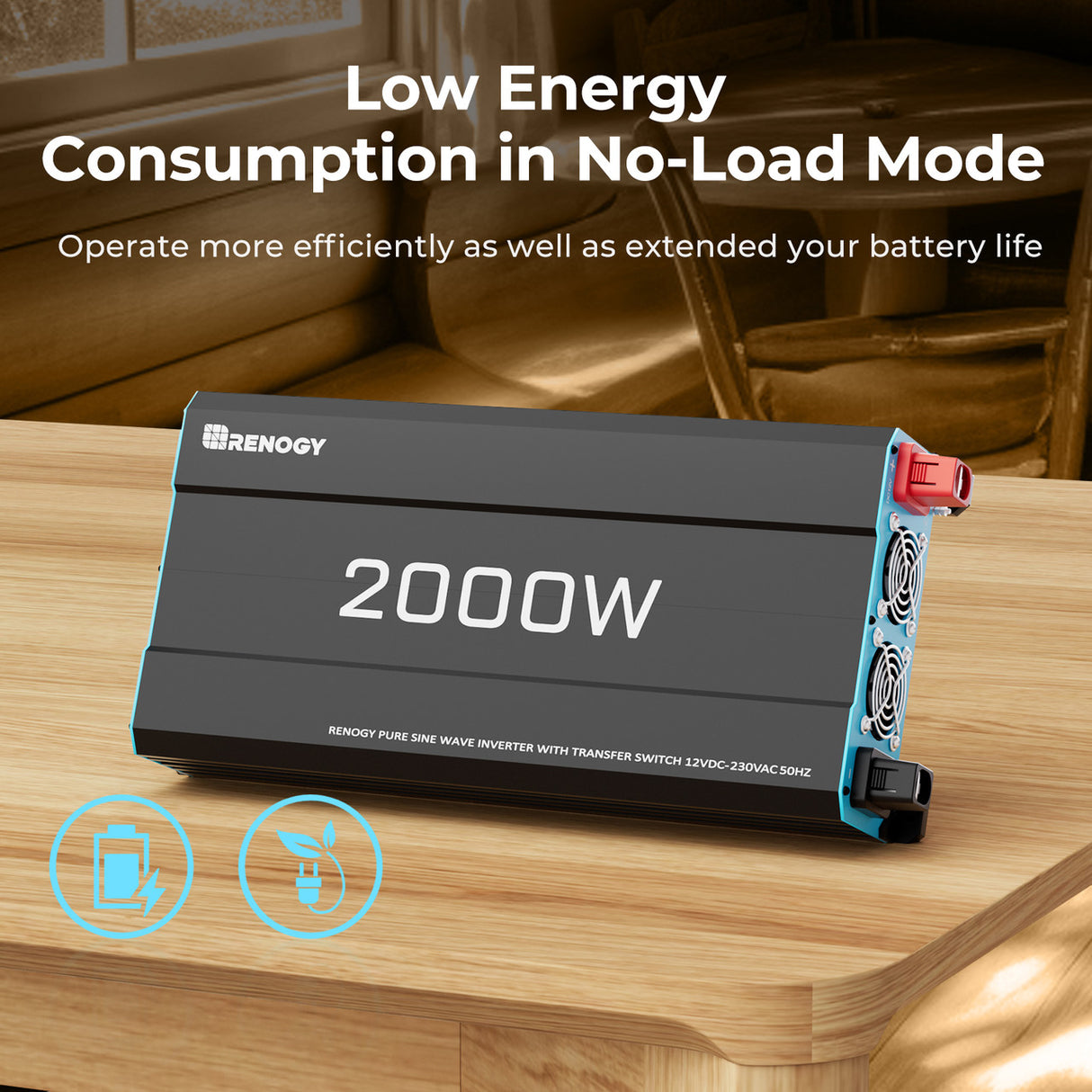 Easy-to-Use Remote Control 2000W Pure Sine Wave Inverter
