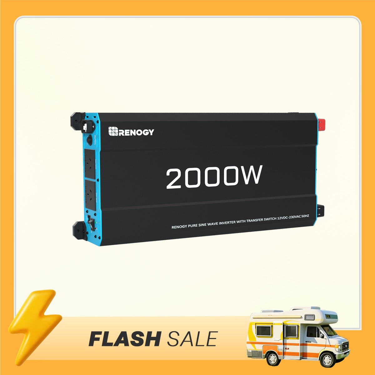 1000W/2000W/3000W 12V to 230V/240V Pure Sine Wave Inverter (with UPS Function)