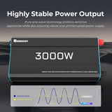 Highly Stable Powe Output of Renogy 3000W Pure Sine Wave Inverter