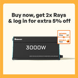 3000W 12V to 230V/240V Pure Sine Wave Inverter (with UPS Function)