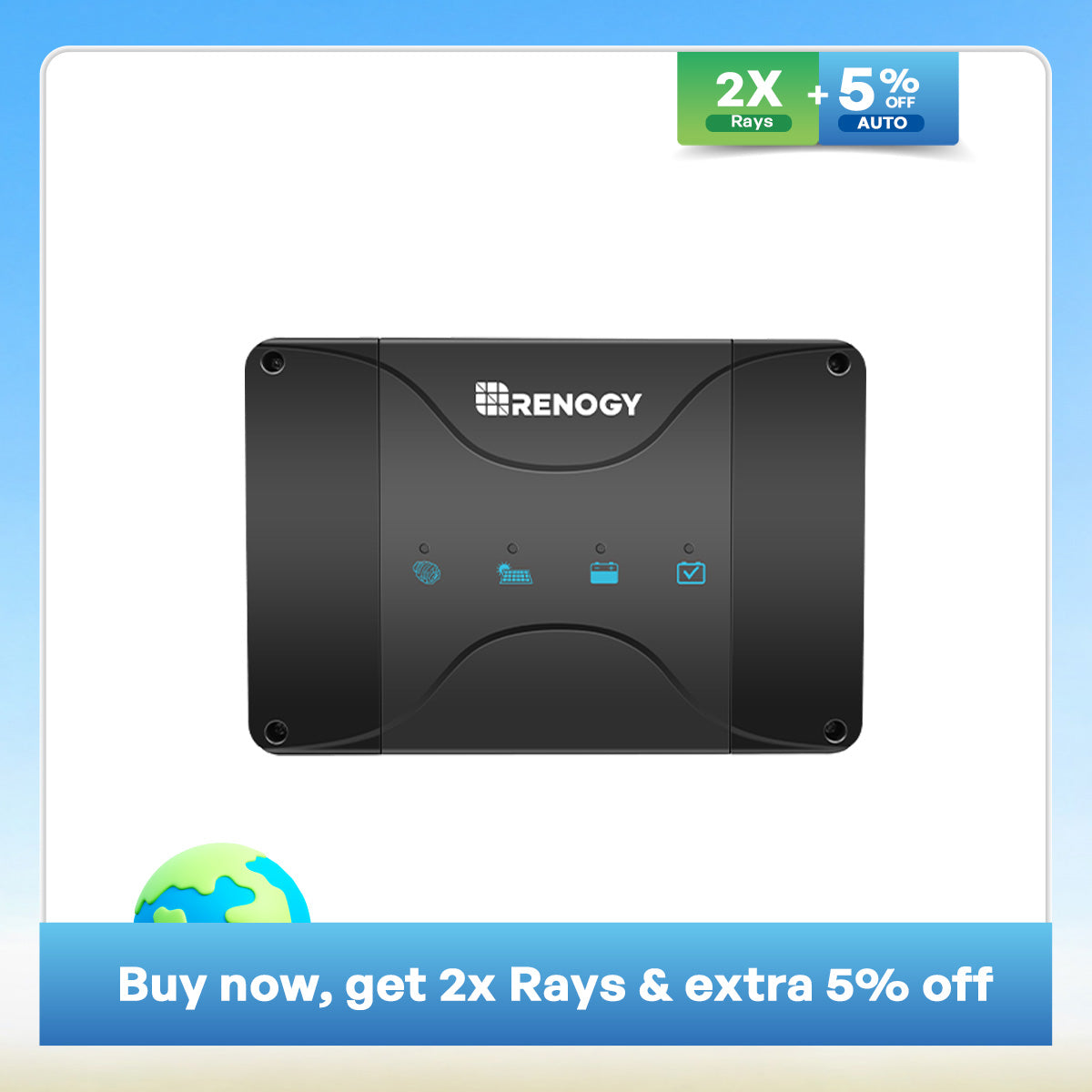 DCC30S 12V 30A Dual Input DC to DC Battery Charger with MPPT