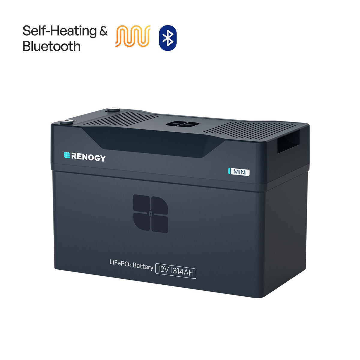 Reserve Mini Smart 12V 200Ah/300Ah LiFePO4 Battery | Renogy AU