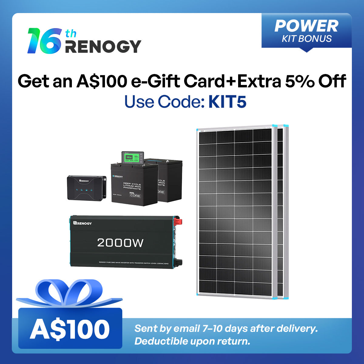 Renogy 200Ah Lithium Power Kit