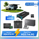 Renogy 2.56kWh Slim 4WD Power Kit | Dual 208Ah Batteries + 2000W Inverter