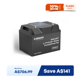 12V 100Ah Pro Deep Cycle Lithium Iron Phosphate Battery w/Bluetooth & Self-heating Function