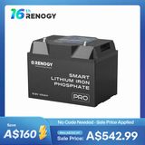 Pro - 12V 100/200Ah Smart Lithium Iron Phosphate Battery w/ Bluetooth & Self-Heating