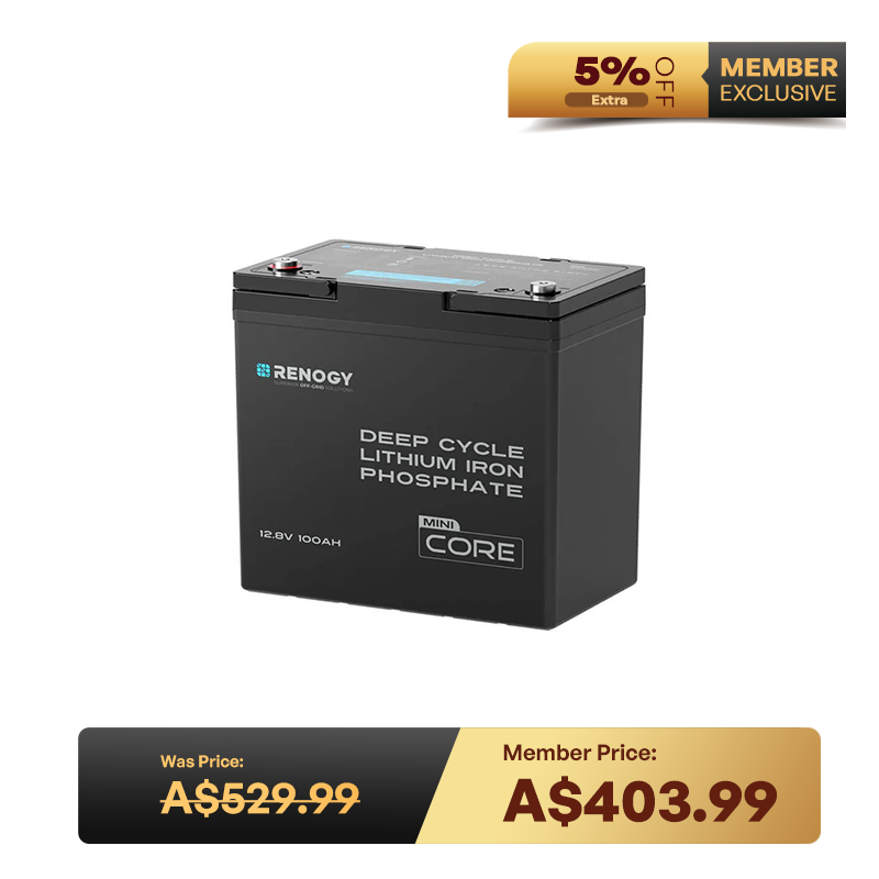 Renogy Core Mini 12.8V 100Ah Lithium Iron Phosphate Battery