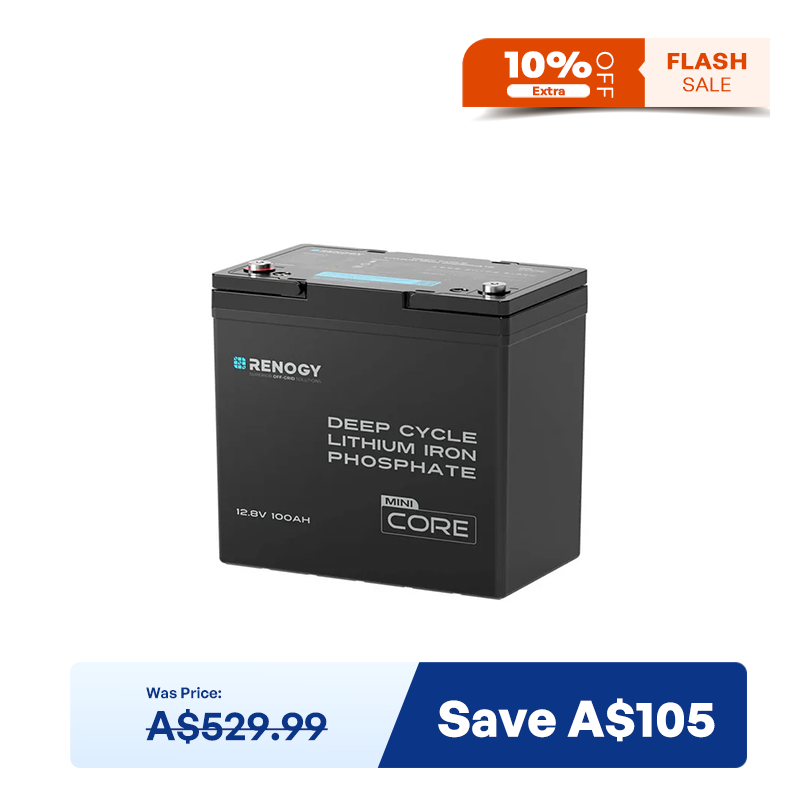Renogy Core Mini 12.8V 100Ah Lithium Iron Phosphate Battery