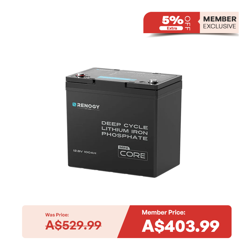 Renogy Core Mini 12.8V 100Ah Lithium Iron Phosphate Battery