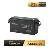 Renogy Core - 12V 200Ah Lithium Iron Phosphate Battery w/ Bluetooth