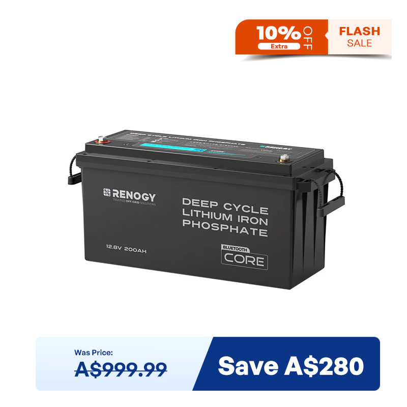 Renogy Core - 12V 200Ah Lithium Iron Phosphate Battery w/ Bluetooth