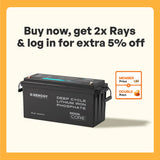 Renogy 200Ah Lithium Battery with Bluetooth App Monitoring - 12V LiFePO4 Deep Cycle Battery for Solar, RV, and Off-Grid Home Energy Storage | Core Series