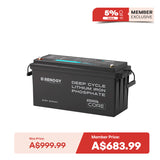 Renogy Core - 12V 200Ah Lithium Iron Phosphate Battery w/ Bluetooth