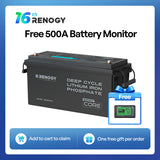 Renogy 200Ah Lithium Battery with Bluetooth App Monitoring - 12V LiFePO4 Deep Cycle Battery for Solar, RV, and Off-Grid Home Energy Storage | Core Series