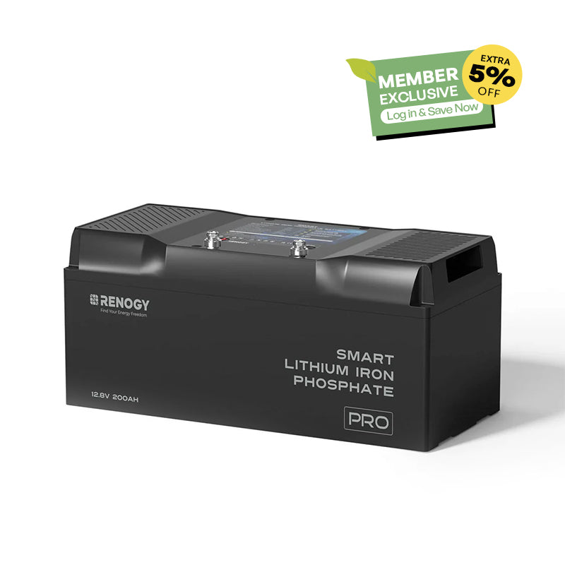 12V 200Ah Lithium Iron Phosphate Battery with Bluetooth & Self-Heating Function | Pro Series