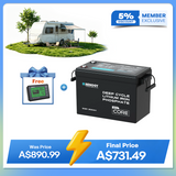 Mini Size 12V 200Ah LiFePO4 Lithium Battery w/ Low-Temperature Protection