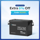 Mini Size 12.8V 200Ah LiFePO4 Battery w/ Low-Temperature Protection