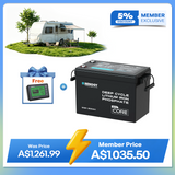 Mini Size 12V 200Ah LiFePO4 Lithium Battery w/ Low-Temperature Protection