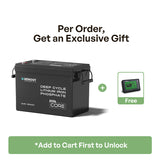 Renogy Core Mini 12.8V 300Ah Lithium Iron Phosphate Battery w/ Low-Temperature Protection