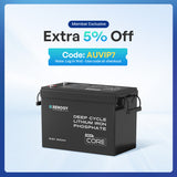 Renogy Core Mini 12.8V 300Ah Lithium Iron Phosphate Battery w/ Low-Temperature Protection
