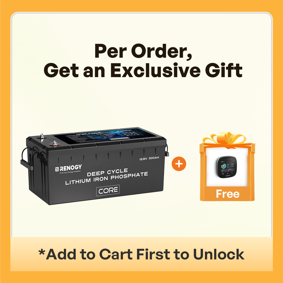 12V 300Ah Core Series Deep Cycle Lithium Iron Phosphate Battery w/Self-Heating | Core Series