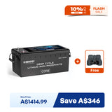 12V 300Ah Core Series Deep Cycle Lithium Iron Phosphate Battery w/Self-Heating