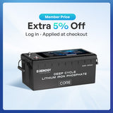 12V 300Ah Core Series Deep Cycle Lithium Iron Phosphate Battery w/Self-Heating | Core Series