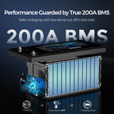 Renogy 300Ah Deep Cycle Lithium Iron Phosphate Battery Performance Guarded By True 200A BMS