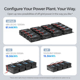 Renogy 15.36kWh/61.44kWh Deep Cycle Lithium Iron Phosphate Battery