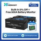 12V 300Ah Core Series Deep Cycle Lithium Iron Phosphate Battery w/Self-Heating | Core Series