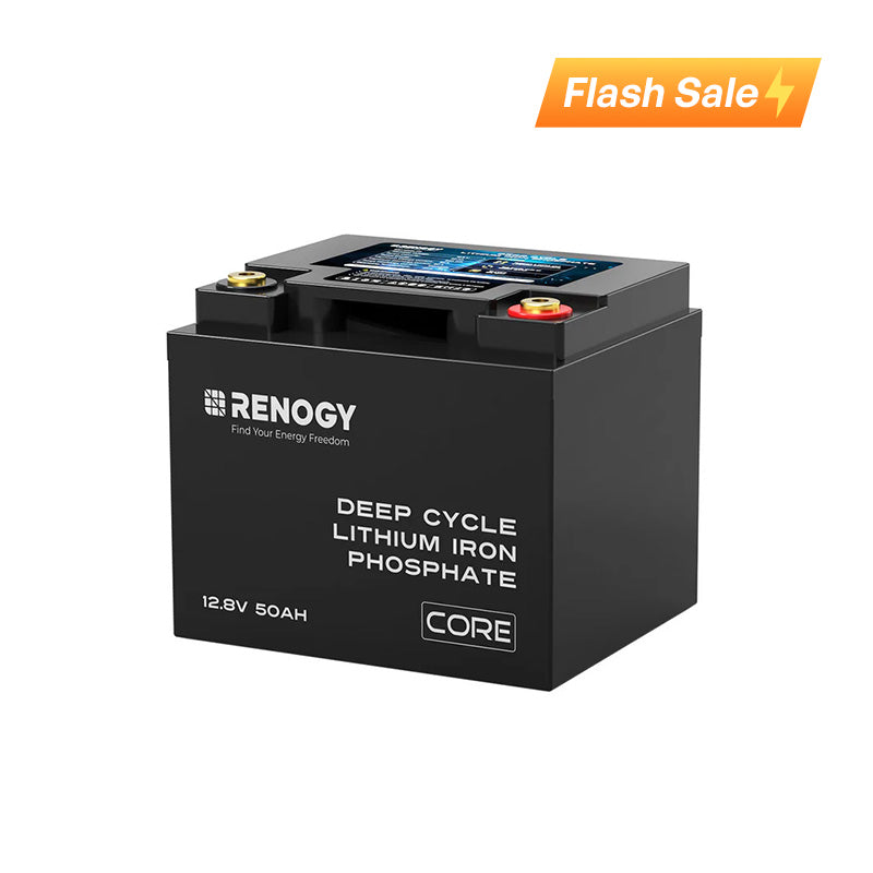 12V/24V/48V 50Ah Core Series Deep Cycle Lithium Iron Phosphate Battery
