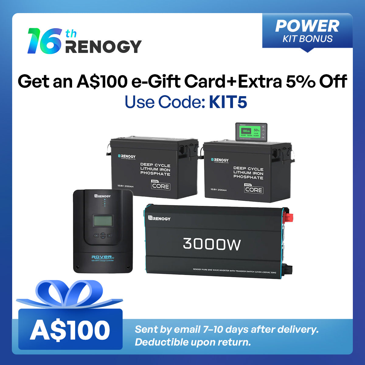 Renogy 400Ah Lithium Power Kit