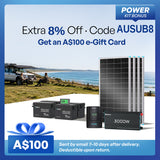 Renogy 10.24kWh Off-Grid Power Kit | 3000W Inverter, 60A MPPT