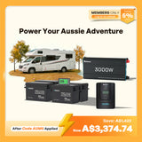 Renogy 10.24kWh Off-Grid Power Kit | 3000W Inverter, 60A MPPT
