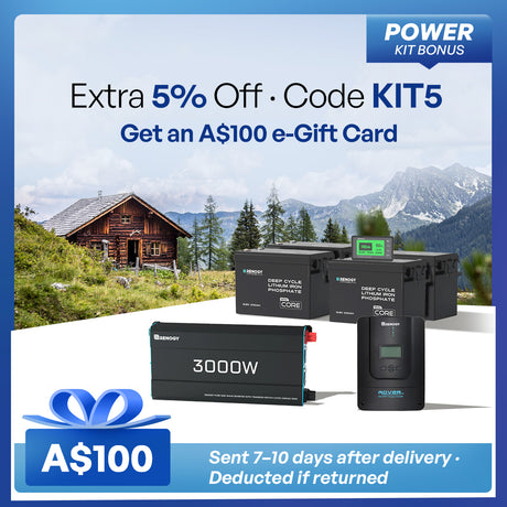 Renogy 10.24kWh Off-Grid Power Kit | 3000W Inverter, 60A MPPT
