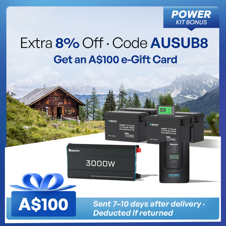 Renogy 10.24kWh Off-Grid Power Kit | 3000W Inverter, 60A MPPT