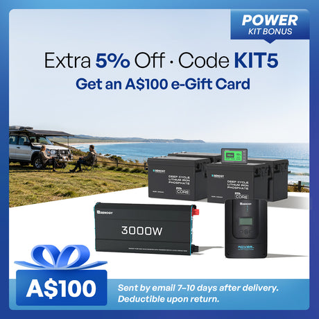 Renogy 10.24kWh Off-Grid Power Kit | 3000W Inverter, 60A MPPT