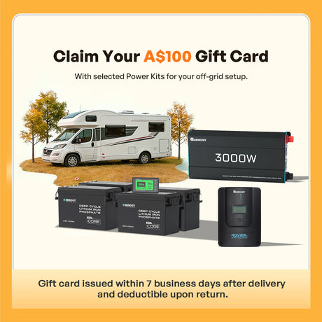Renogy 10.24kWh Off-Grid Power Kit | 3000W Inverter, 60A MPPT