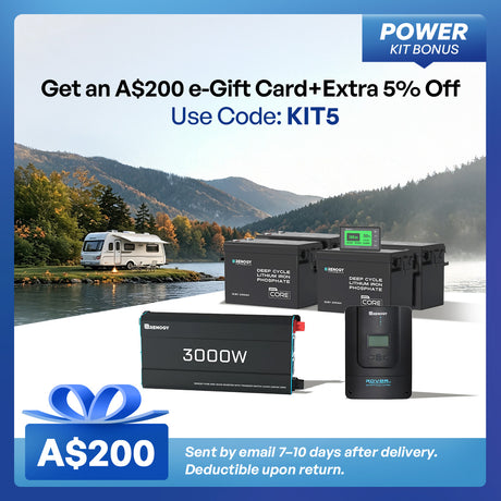 Renogy 10.24kWh Off-Grid Power Kit | 3000W Inverter, 60A MPPT