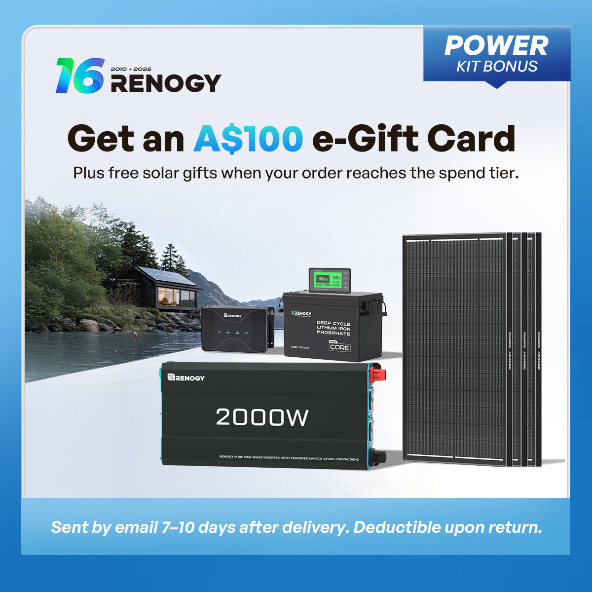 Renogy 300Ah Lithium Power Kit