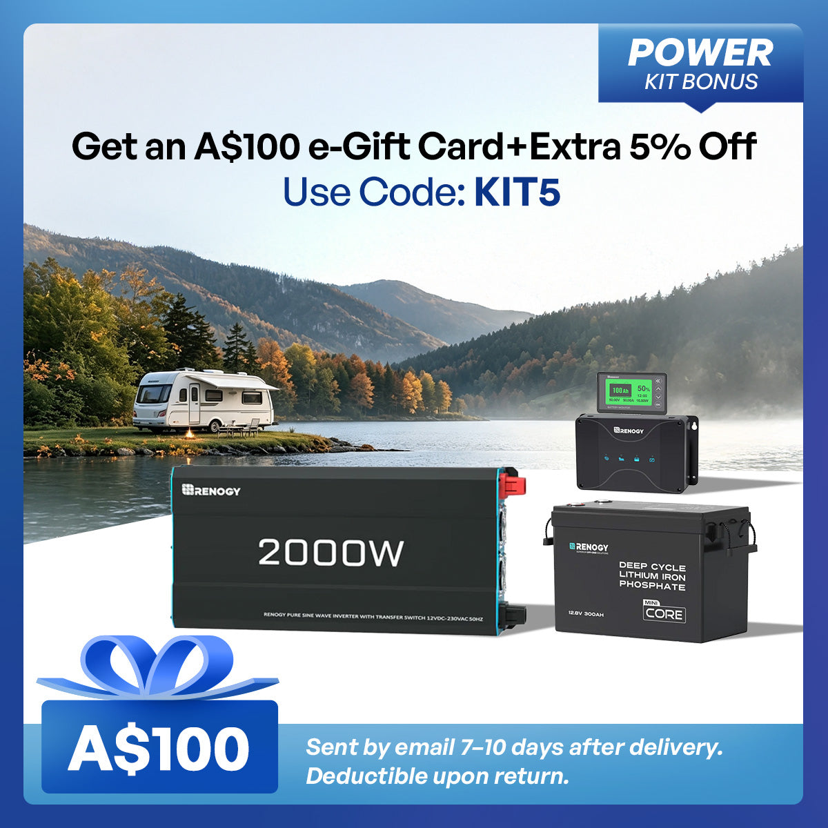 Renogy 300Ah Lithium Power Kit