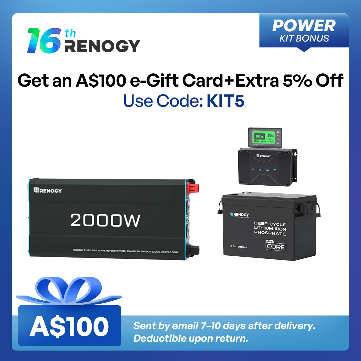 Renogy 300Ah Lithium Power Kit