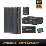 Renogy 23.04kWh Off-Grid Power Kit | 3000W Inverter, 60A MPPT, ShadowFlux Anti-Shading Panels